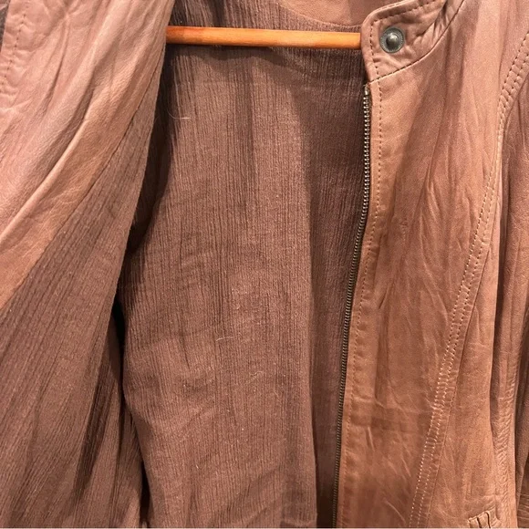 Vintage Bagatelle leather jacket, SZ 10 - Picture 8 of 11